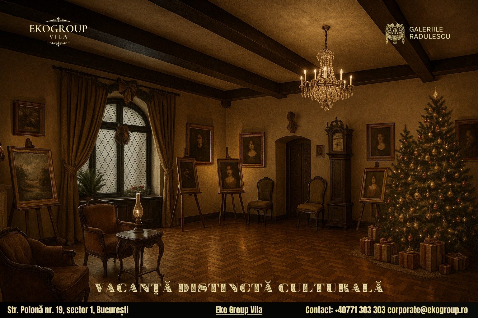 Vacanța de Crăciun redevenită magie: Crăciunul anilor ’30 la Eko Group Vila